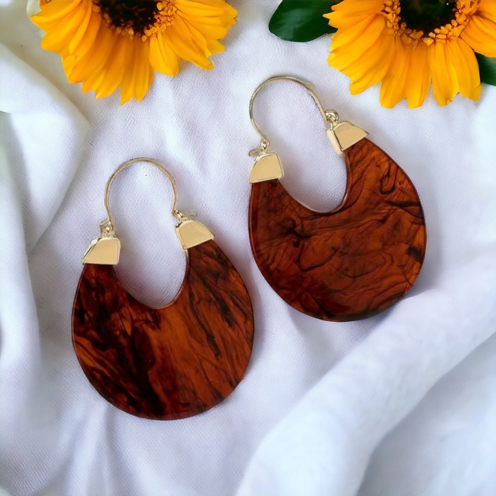 Stunning hoop earrings - Picture 10 of 14